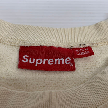 【現状渡し品】【メンズ】 18FW BOX LOGO CREWNECK SWEATSHIRT ボックスロゴ クルーネック スウェットシャツ トップス 149-260225-yn-03-izu サイズ：XL カラー：アイボリー 万代Net店