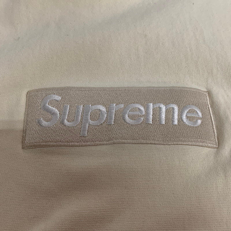 【現状渡し品】【メンズ】 18FW BOX LOGO CREWNECK SWEATSHIRT ボックスロゴ クルーネック スウェットシャツ トップス 149-260225-yn-03-izu サイズ：XL カラー：アイボリー 万代Net店