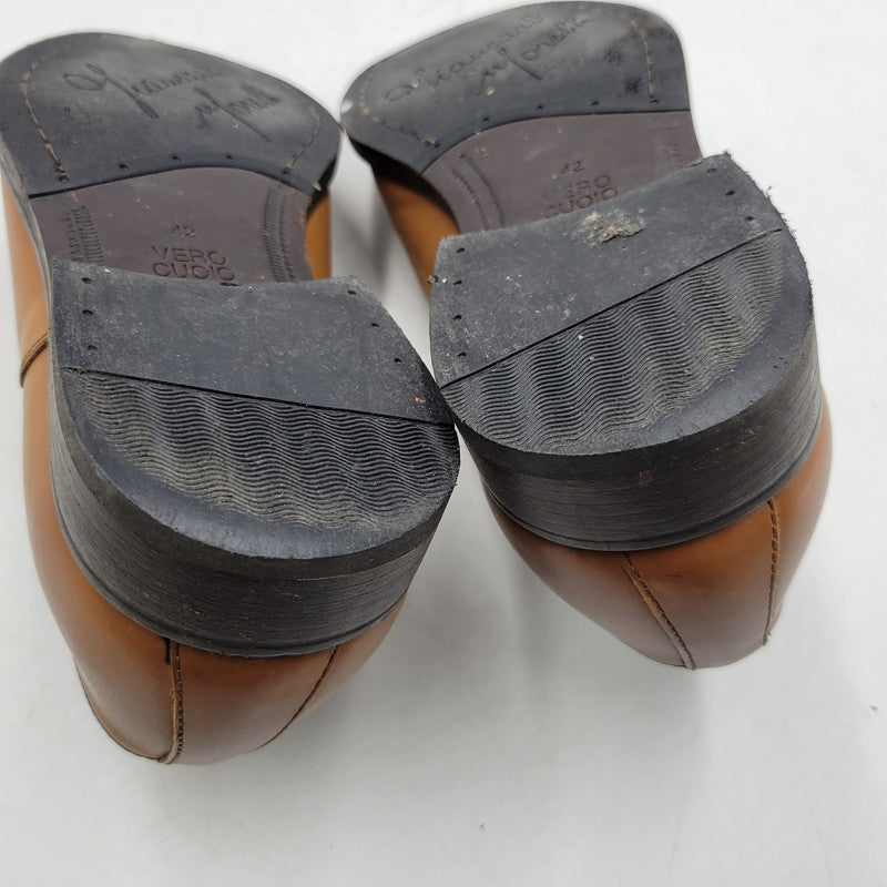 【中古品】【メンズ】 GIANCARLO MORELLI ジャンカルロモレリ GM01226 DRESS SHOES ドレスシューズ 靴 164-260301-kk-03-izu サイズ：26.5～27.0ｃｍ カラー：ブラウン 万代Net店