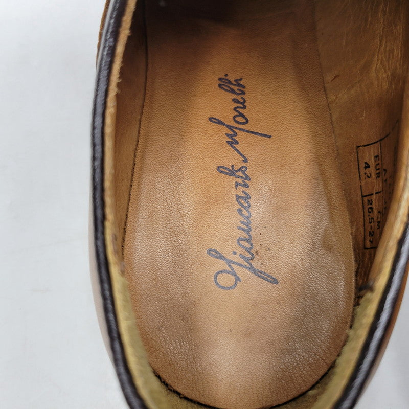 【中古品】【メンズ】 GIANCARLO MORELLI ジャンカルロモレリ GM01226 DRESS SHOES ドレスシューズ 靴 164-260301-kk-03-izu サイズ：26.5～27.0ｃｍ カラー：ブラウン 万代Net店