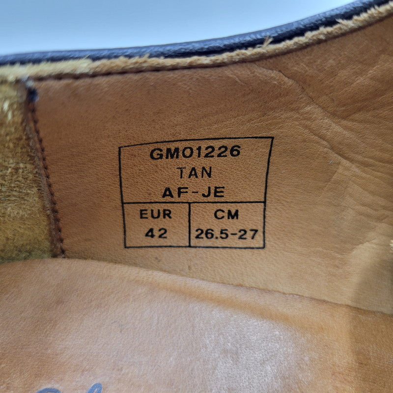 【中古品】【メンズ】 GIANCARLO MORELLI ジャンカルロモレリ GM01226 DRESS SHOES ドレスシューズ 靴 164-260301-kk-03-izu サイズ：26.5～27.0ｃｍ カラー：ブラウン 万代Net店