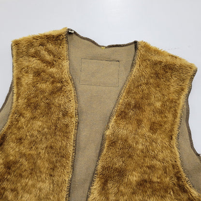 【中古品】【メンズ】 WARM PILE LINING A297 ウォーム パイル ライニング ベスト 144-260228-as-17-izu サイズ：C46/117CM カラー：ブラウン 万代Net店