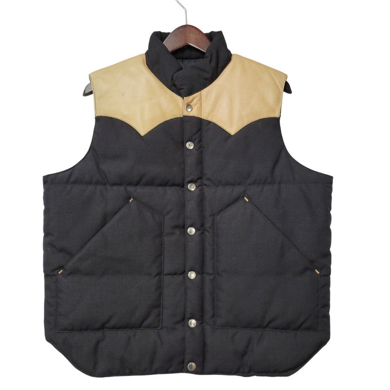 【中古品】【メンズ】 UNKNOWN WESTERN YOKE DOWN VEST ウエスタンヨーク ダウンベスト 146-260228-as-18-izu サイズ：M カラー：ブラック 万代Net店