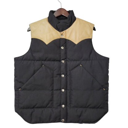 【中古品】【メンズ】 UNKNOWN WESTERN YOKE DOWN VEST ウエスタンヨーク ダウンベスト 146-260228-as-18-izu サイズ：M カラー：ブラック 万代Net店