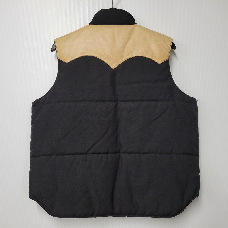 【中古品】【メンズ】 UNKNOWN WESTERN YOKE DOWN VEST ウエスタンヨーク ダウンベスト 146-260228-as-18-izu サイズ：M カラー：ブラック 万代Net店