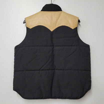 【中古品】【メンズ】 UNKNOWN WESTERN YOKE DOWN VEST ウエスタンヨーク ダウンベスト 146-260228-as-18-izu サイズ：M カラー：ブラック 万代Net店
