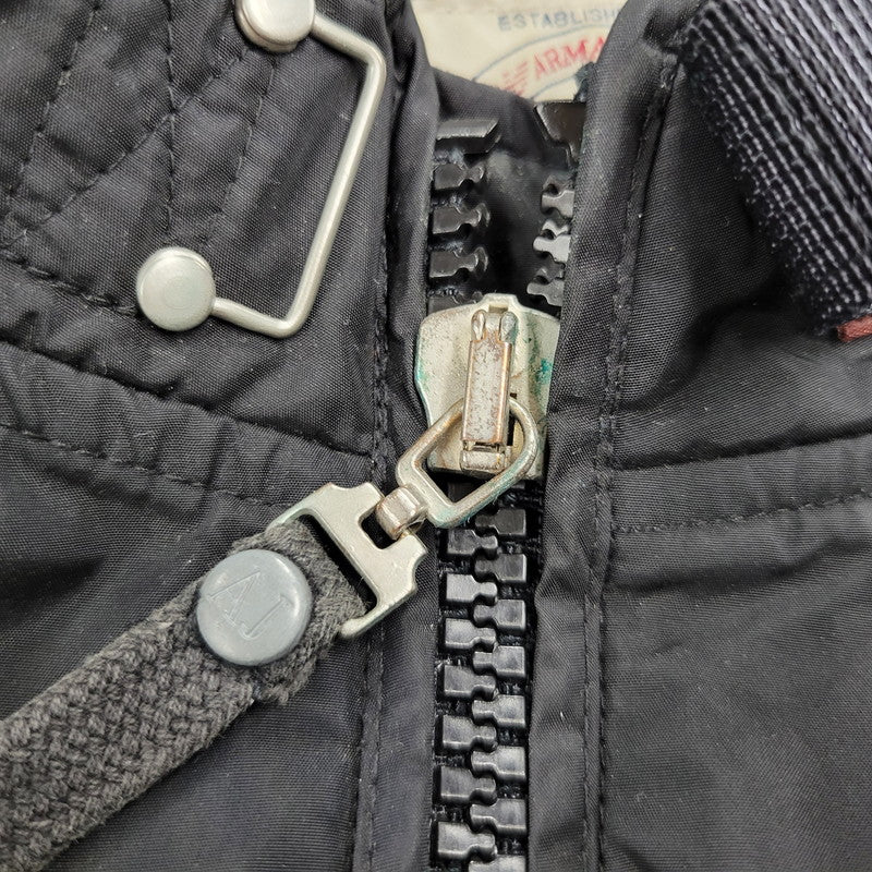 【中古品】【メンズ】 P6B50RB-12 イタリア製 NYLON JACKET ナイロン ジャケット アウター 141-260225-cs-17-izu サイズ：USA 38 カラー：ブラック 万代Net店