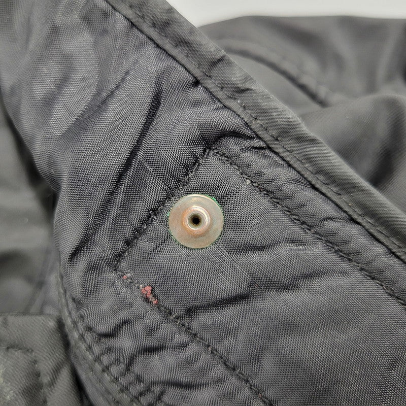 【中古品】【メンズ】 P6B50RB-12 イタリア製 NYLON JACKET ナイロン ジャケット アウター 141-260225-cs-17-izu サイズ：USA 38 カラー：ブラック 万代Net店