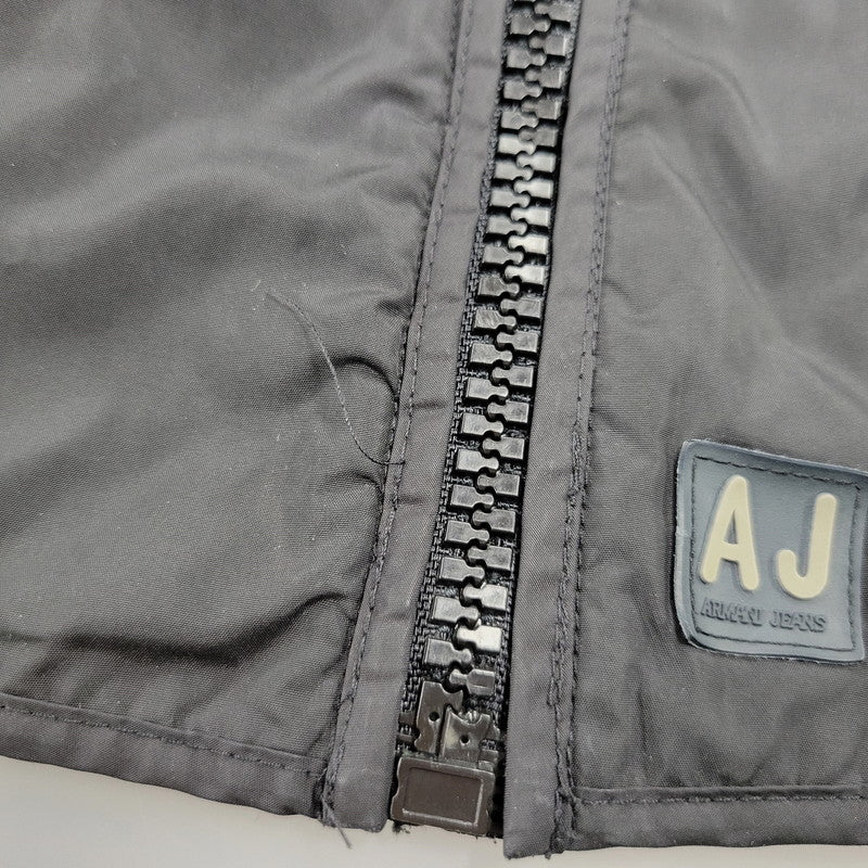 【中古品】【メンズ】 P6B50RB-12 イタリア製 NYLON JACKET ナイロン ジャケット アウター 141-260225-cs-17-izu サイズ：USA 38 カラー：ブラック 万代Net店