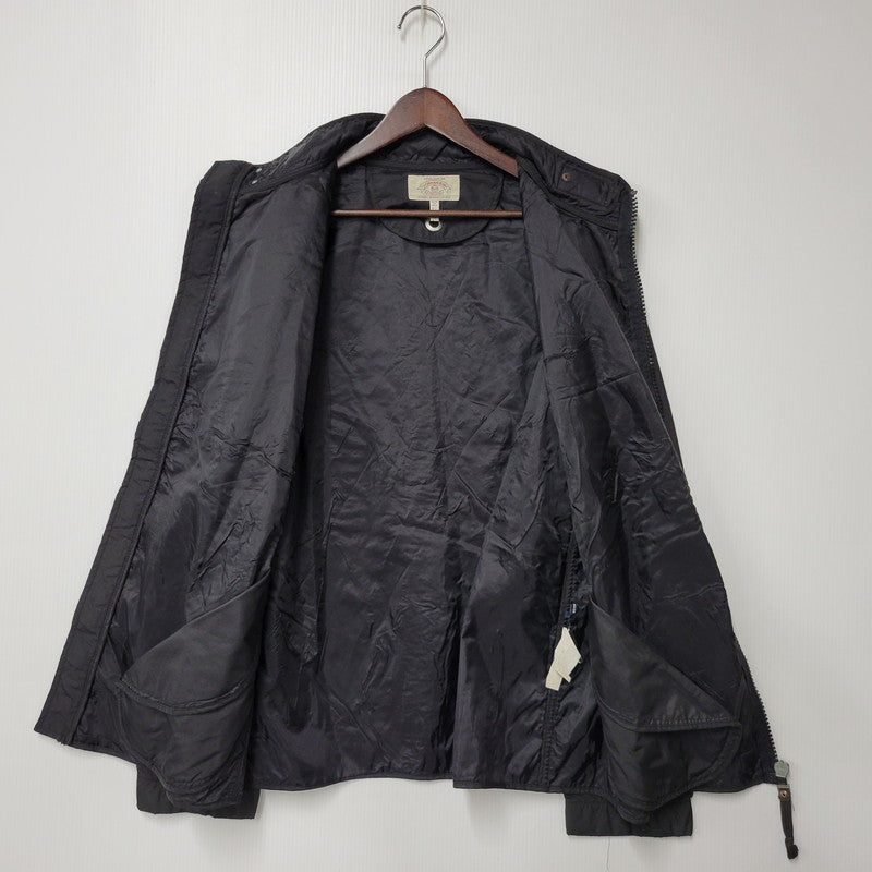 【中古品】【メンズ】 P6B50RB-12 イタリア製 NYLON JACKET ナイロン ジャケット アウター 141-260225-cs-17-izu サイズ：USA 38 カラー：ブラック 万代Net店