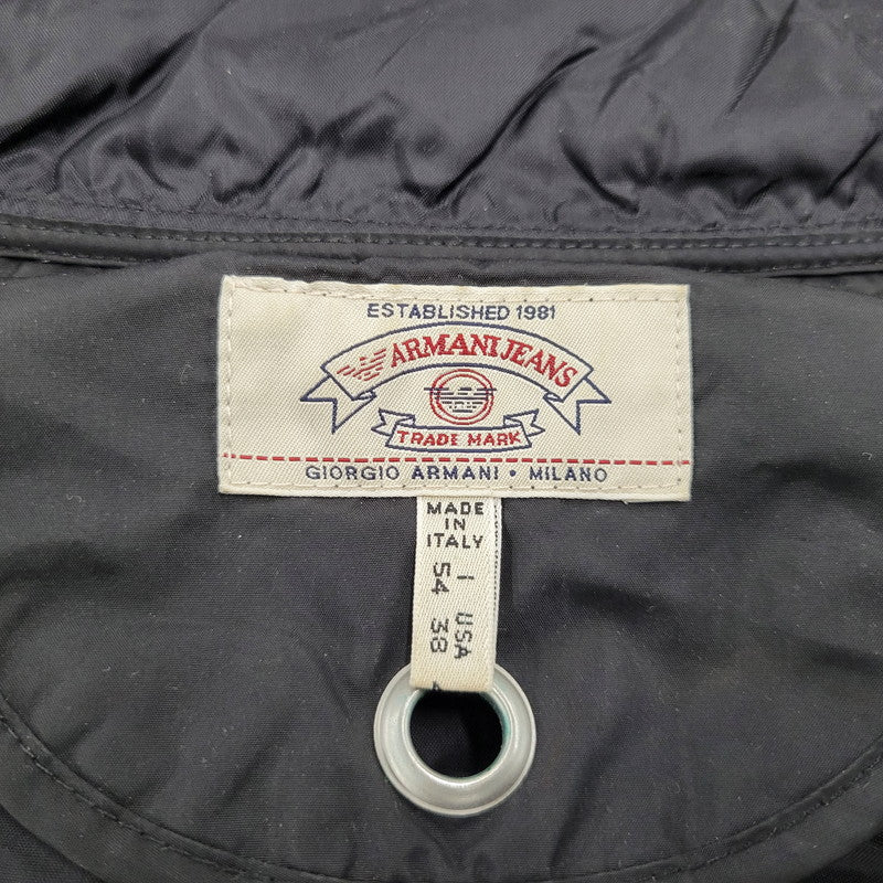 【中古品】【メンズ】 P6B50RB-12 イタリア製 NYLON JACKET ナイロン ジャケット アウター 141-260225-cs-17-izu サイズ：USA 38 カラー：ブラック 万代Net店