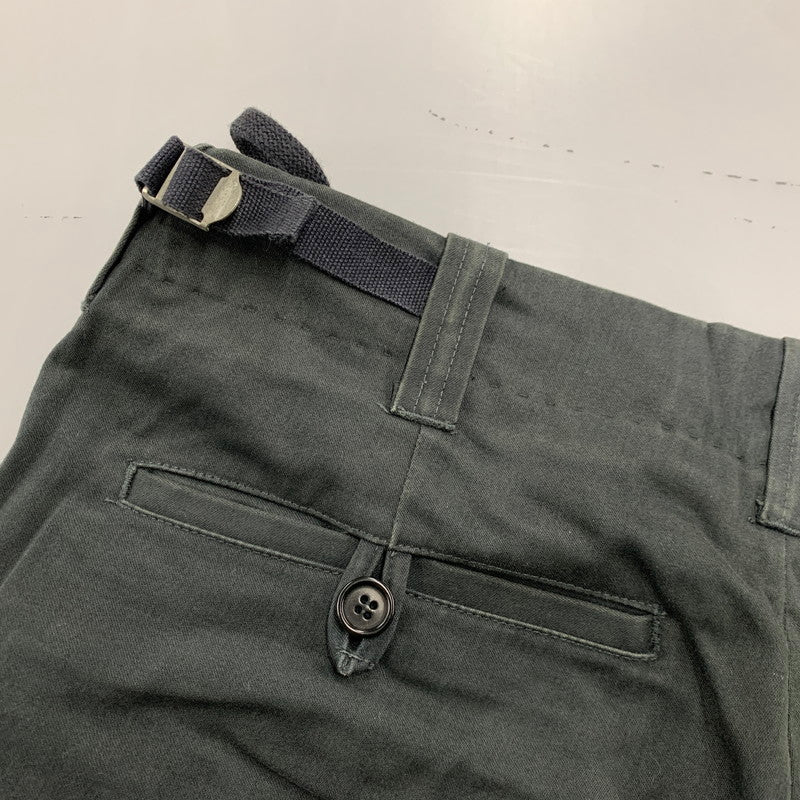 【中古品】【メンズ】 イタリア製 MILITARY TYPE COTTON PANTS ミリタリー タイプ コットン パンツ ズボン ボトムス 152-260226-ya-10-izu サイズ：46 カラー：グリーン系 万代Net店