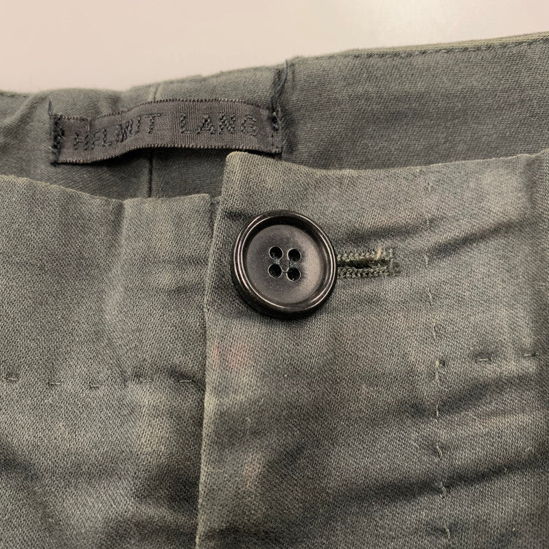 【中古品】【メンズ】 イタリア製 MILITARY TYPE COTTON PANTS ミリタリー タイプ コットン パンツ ズボン ボトムス 152-260226-ya-10-izu サイズ：46 カラー：グリーン系 万代Net店