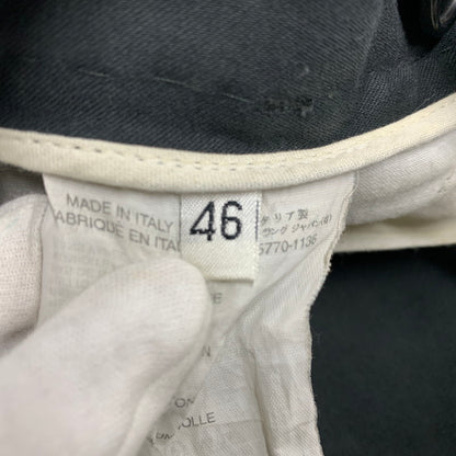 【中古品】【メンズ】 イタリア製 MILITARY TYPE COTTON PANTS ミリタリー タイプ コットン パンツ ズボン ボトムス 152-260226-ya-10-izu サイズ：46 カラー：グリーン系 万代Net店