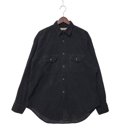 【中古品】【メンズ】 MOLDYFIG Y'S BIS モルディフイグ ワイズ ビス 80-90'S CORDUROY LS SHIRT コーデュロイ ロングスリーブ シャツ トップス 長袖 141-260225-cs-18-izu サイズ：不明 カラー：ブラック 万代Net店