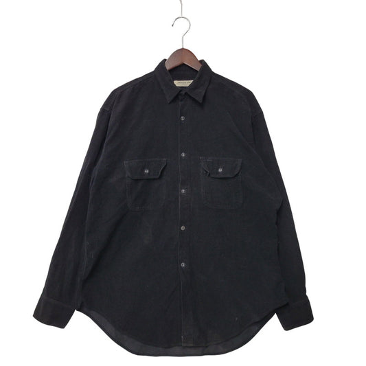【中古品】【メンズ】 MOLDYFIG Y'S BIS モルディフイグ ワイズ ビス 80-90'S CORDUROY LS SHIRT コーデュロイ ロングスリーブ シャツ トップス 長袖 141-260225-cs-18-izu サイズ：不明 カラー：ブラック 万代Net店