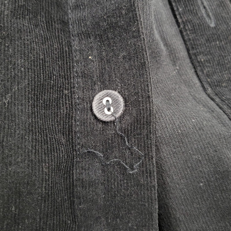 【中古品】【メンズ】 MOLDYFIG Y'S BIS モルディフイグ ワイズ ビス 80-90'S CORDUROY LS SHIRT コーデュロイ ロングスリーブ シャツ トップス 長袖 141-260225-cs-18-izu サイズ：不明 カラー：ブラック 万代Net店
