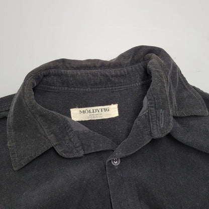 【中古品】【メンズ】 MOLDYFIG Y'S BIS モルディフイグ ワイズ ビス 80-90'S CORDUROY LS SHIRT コーデュロイ ロングスリーブ シャツ トップス 長袖 141-260225-cs-18-izu サイズ：不明 カラー：ブラック 万代Net店