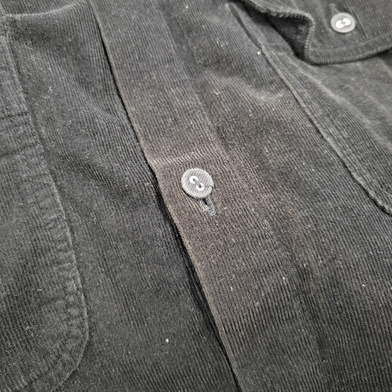 【中古品】【メンズ】 MOLDYFIG Y'S BIS モルディフイグ ワイズ ビス 80-90'S CORDUROY LS SHIRT コーデュロイ ロングスリーブ シャツ トップス 長袖 141-260225-cs-18-izu サイズ：不明 カラー：ブラック 万代Net店