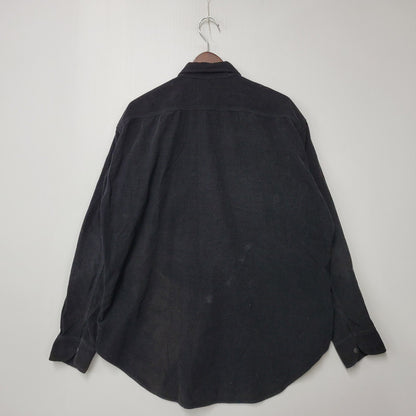 【中古品】【メンズ】 MOLDYFIG Y'S BIS モルディフイグ ワイズ ビス 80-90'S CORDUROY LS SHIRT コーデュロイ ロングスリーブ シャツ トップス 長袖 141-260225-cs-18-izu サイズ：不明 カラー：ブラック 万代Net店