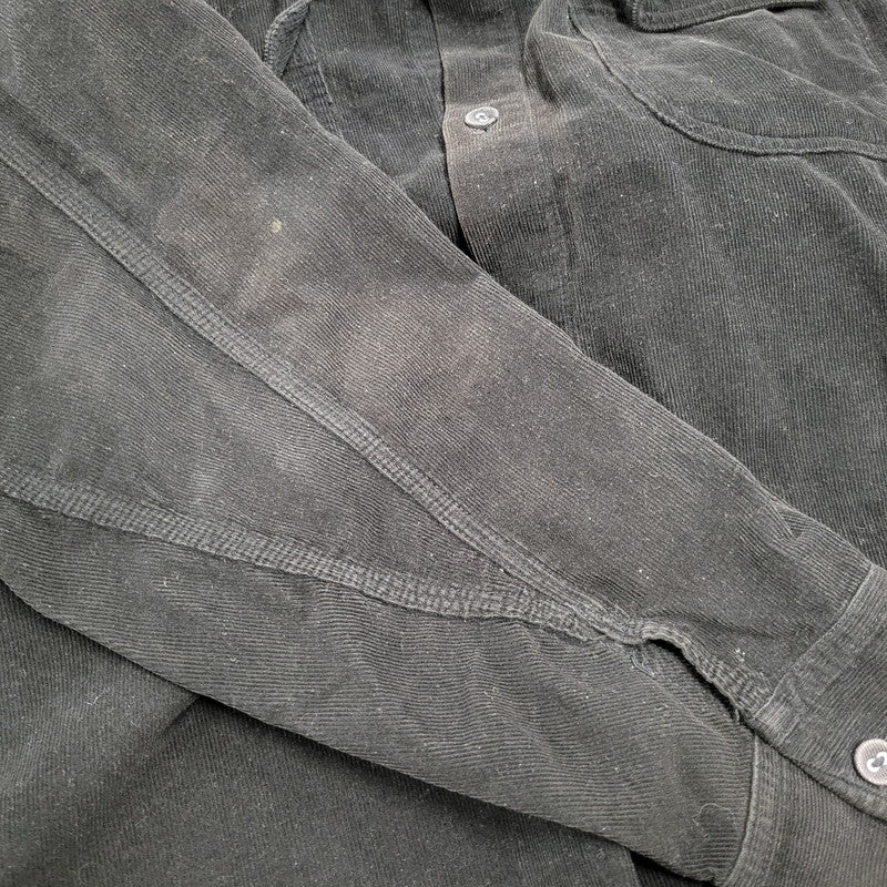 【中古品】【メンズ】 MOLDYFIG Y'S BIS モルディフイグ ワイズ ビス 80-90'S CORDUROY LS SHIRT コーデュロイ ロングスリーブ シャツ トップス 長袖 141-260225-cs-18-izu サイズ：不明 カラー：ブラック 万代Net店