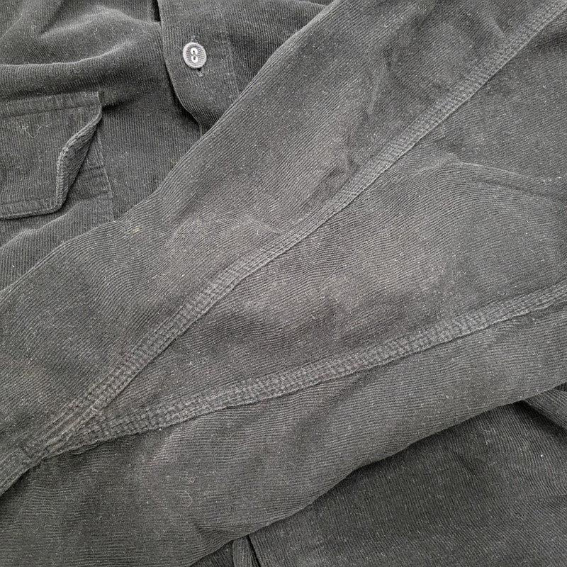 【中古品】【メンズ】 MOLDYFIG Y'S BIS モルディフイグ ワイズ ビス 80-90'S CORDUROY LS SHIRT コーデュロイ ロングスリーブ シャツ トップス 長袖 141-260225-cs-18-izu サイズ：不明 カラー：ブラック 万代Net店