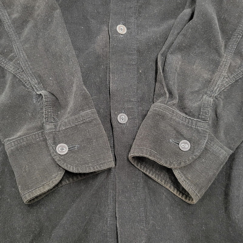 【中古品】【メンズ】 MOLDYFIG Y'S BIS モルディフイグ ワイズ ビス 80-90'S CORDUROY LS SHIRT コーデュロイ ロングスリーブ シャツ トップス 長袖 141-260225-cs-18-izu サイズ：不明 カラー：ブラック 万代Net店