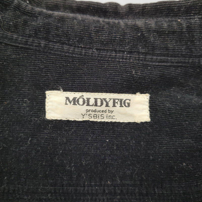【中古品】【メンズ】 MOLDYFIG Y'S BIS モルディフイグ ワイズ ビス 80-90'S CORDUROY LS SHIRT コーデュロイ ロングスリーブ シャツ トップス 長袖 141-260225-cs-18-izu サイズ：不明 カラー：ブラック 万代Net店