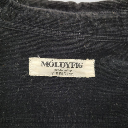 【中古品】【メンズ】 MOLDYFIG Y'S BIS モルディフイグ ワイズ ビス 80-90'S CORDUROY LS SHIRT コーデュロイ ロングスリーブ シャツ トップス 長袖 141-260225-cs-18-izu サイズ：不明 カラー：ブラック 万代Net店
