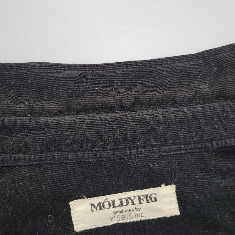 【中古品】【メンズ】 MOLDYFIG Y'S BIS モルディフイグ ワイズ ビス 80-90'S CORDUROY LS SHIRT コーデュロイ ロングスリーブ シャツ トップス 長袖 141-260225-cs-18-izu サイズ：不明 カラー：ブラック 万代Net店