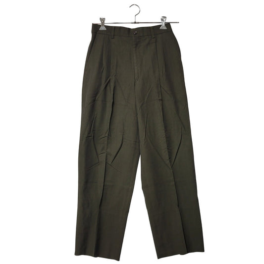【中古品】【メンズ】 IM PRODUCT ISSEY MIYAKE アイム プロダクト イッセイ ミヤケ LJ91-FF815-09 日本製 WOOL SLACKS ウール スラックス ズボン ボトムス 151-260226-ya-08-izu サイズ：74 カラー：グリーン 万代Net店