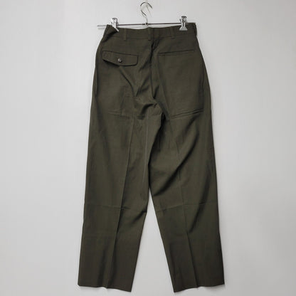 【中古品】【メンズ】 IM PRODUCT ISSEY MIYAKE アイム プロダクト イッセイ ミヤケ LJ91-FF815-09 日本製 WOOL SLACKS ウール スラックス ズボン ボトムス 151-260226-ya-08-izu サイズ：74 カラー：グリーン 万代Net店