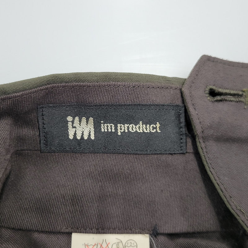 【中古品】【メンズ】 IM PRODUCT ISSEY MIYAKE アイム プロダクト イッセイ ミヤケ LJ91-FF815-09 日本製 WOOL SLACKS ウール スラックス ズボン ボトムス 151-260226-ya-08-izu サイズ：74 カラー：グリーン 万代Net店