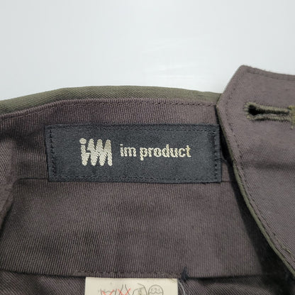 【中古品】【メンズ】 IM PRODUCT ISSEY MIYAKE アイム プロダクト イッセイ ミヤケ LJ91-FF815-09 日本製 WOOL SLACKS ウール スラックス ズボン ボトムス 151-260226-ya-08-izu サイズ：74 カラー：グリーン 万代Net店