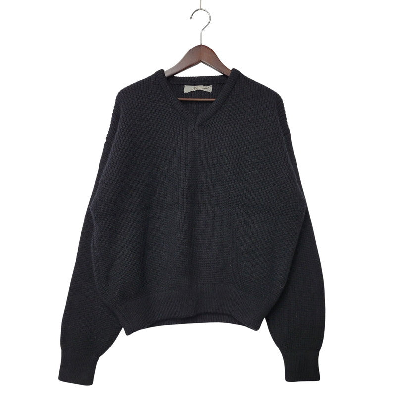 【中古品】【メンズ】 HN-080230 DA1989 89AW VNECK WOOL KNIT ブイネック ウール ニット トップス 長袖 140-260225-cs-19-izu サイズ：不明 カラー：ブラック 万代Net店