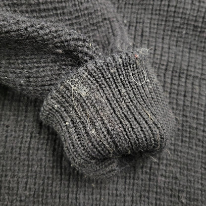 【中古品】【メンズ】 HN-080230 DA1989 89AW VNECK WOOL KNIT ブイネック ウール ニット トップス 長袖 140-260225-cs-19-izu サイズ：不明 カラー：ブラック 万代Net店