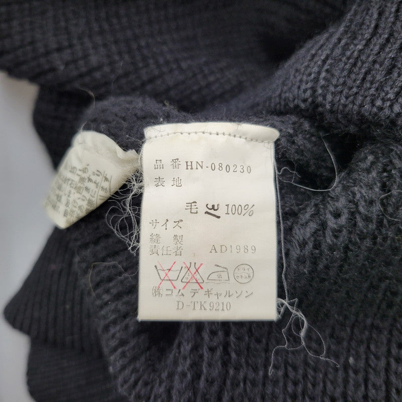 【中古品】【メンズ】 HN-080230 DA1989 89AW VNECK WOOL KNIT ブイネック ウール ニット トップス 長袖 140-260225-cs-19-izu サイズ：不明 カラー：ブラック 万代Net店
