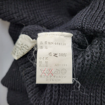 【中古品】【メンズ】 HN-080230 DA1989 89AW VNECK WOOL KNIT ブイネック ウール ニット トップス 長袖 140-260225-cs-19-izu サイズ：不明 カラー：ブラック 万代Net店