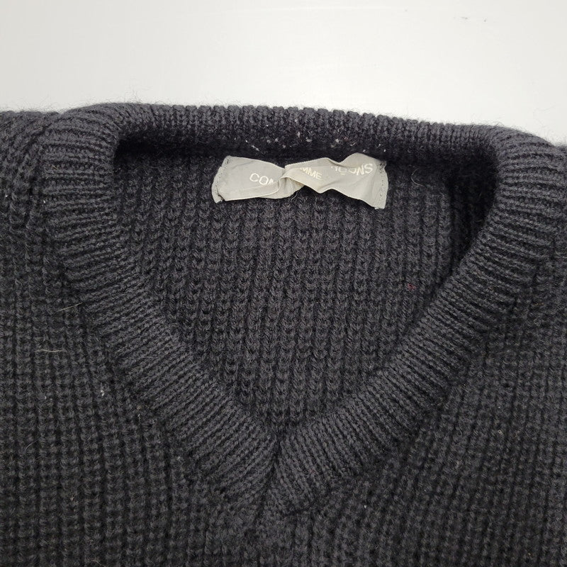 【中古品】【メンズ】 HN-080230 DA1989 89AW VNECK WOOL KNIT ブイネック ウール ニット トップス 長袖 140-260225-cs-19-izu サイズ：不明 カラー：ブラック 万代Net店