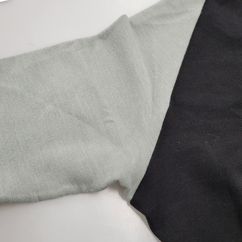 【中古品】【レディース】 フランス製 ACRYLIC RAGLAN CUT SEWN アクリル ラグラン カットソー トップス 長袖 168-260225-cs-16-izu サイズ：M カラー：ブラック×グレー 万代Net店