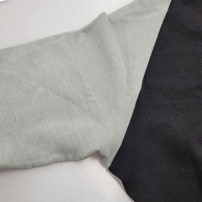 【中古品】【レディース】 フランス製 ACRYLIC RAGLAN CUT SEWN アクリル ラグラン カットソー トップス 長袖 168-260225-cs-16-izu サイズ：M カラー：ブラック×グレー 万代Net店
