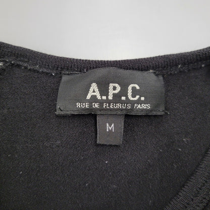 【中古品】【レディース】 フランス製 ACRYLIC RAGLAN CUT SEWN アクリル ラグラン カットソー トップス 長袖 168-260225-cs-16-izu サイズ：M カラー：ブラック×グレー 万代Net店
