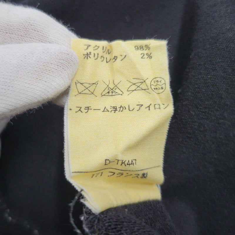 【中古品】【レディース】 フランス製 ACRYLIC RAGLAN CUT SEWN アクリル ラグラン カットソー トップス 長袖 168-260225-cs-16-izu サイズ：M カラー：ブラック×グレー 万代Net店