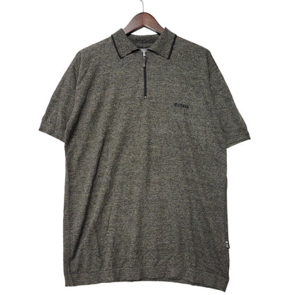【中古品】【メンズ】 GIANFRANCO FERRE JEANS ジャンフランコ フェレ ジーンズ HALF ZIP S/S SHIRT ハーフジップ ショートスリーブ シャツ イタリア製 半袖 141-260228-as-12-izu サイズ：XL カラー：グレー 万代Net店