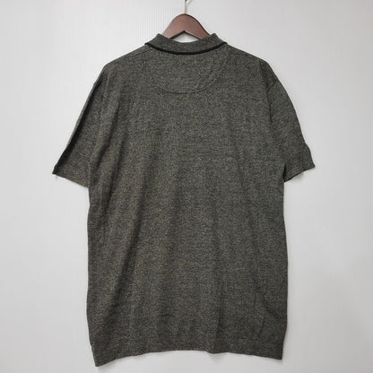 【中古品】【メンズ】 GIANFRANCO FERRE JEANS ジャンフランコ フェレ ジーンズ HALF ZIP S/S SHIRT ハーフジップ ショートスリーブ シャツ イタリア製 半袖 141-260228-as-12-izu サイズ：XL カラー：グレー 万代Net店
