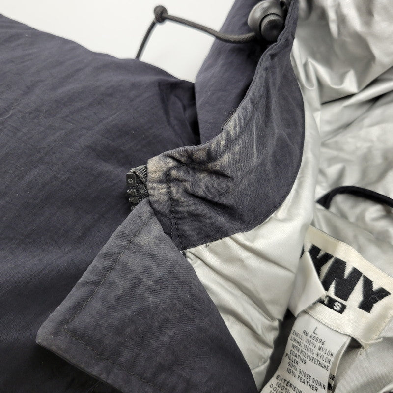 【中古品】【メンズ】 90’S 香港製 DOWN JACKET ダウン ジャケット アウター 146-260225-cs-21-izu サイズ：L カラー：ブラック 万代Net店