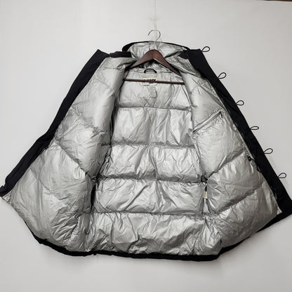 【中古品】【メンズ】 90’S 香港製 DOWN JACKET ダウン ジャケット アウター 146-260225-cs-21-izu サイズ：L カラー：ブラック 万代Net店