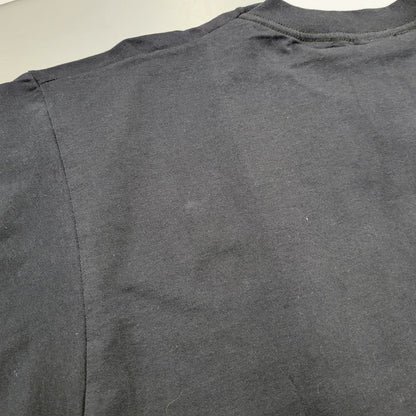 【中古品】【メンズ】 イタリア製 LOGO PRINT S/S TEE ロゴ プリント ショートスリーブ Tシャツ トップス 半袖 141-260226-ya-11-izu サイズ：L カラー：BLACK 万代Net店