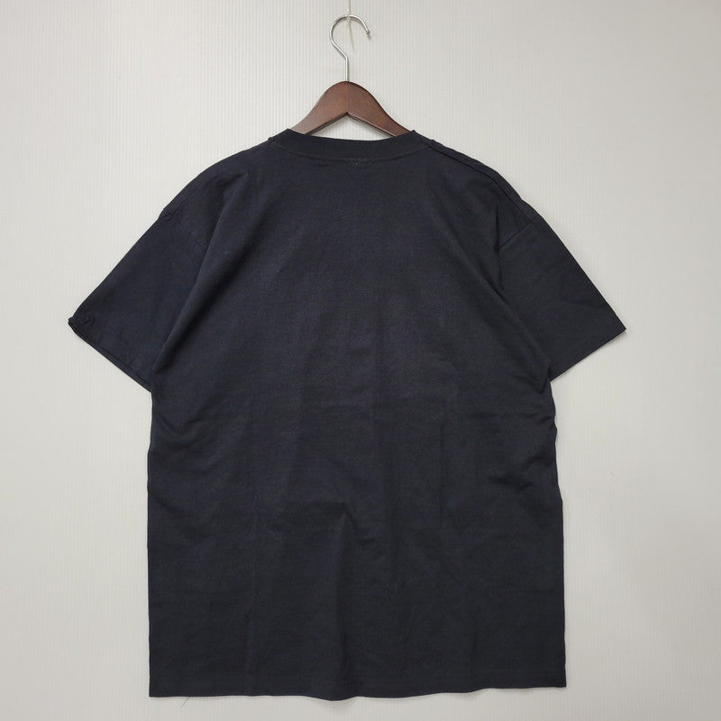 【中古品】【メンズ】 イタリア製 LOGO PRINT S/S TEE ロゴ プリント ショートスリーブ Tシャツ トップス 半袖 141-260226-ya-11-izu サイズ：L カラー：BLACK 万代Net店