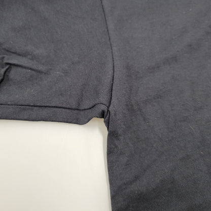 【中古品】【メンズ】 イタリア製 LOGO PRINT S/S TEE ロゴ プリント ショートスリーブ Tシャツ トップス 半袖 141-260226-ya-11-izu サイズ：L カラー：BLACK 万代Net店